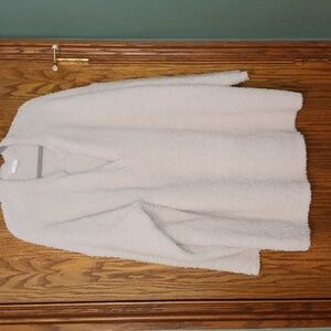 Women's PureJill Pullover Oversized Deep V Notch Neck Fuzzy Sweater